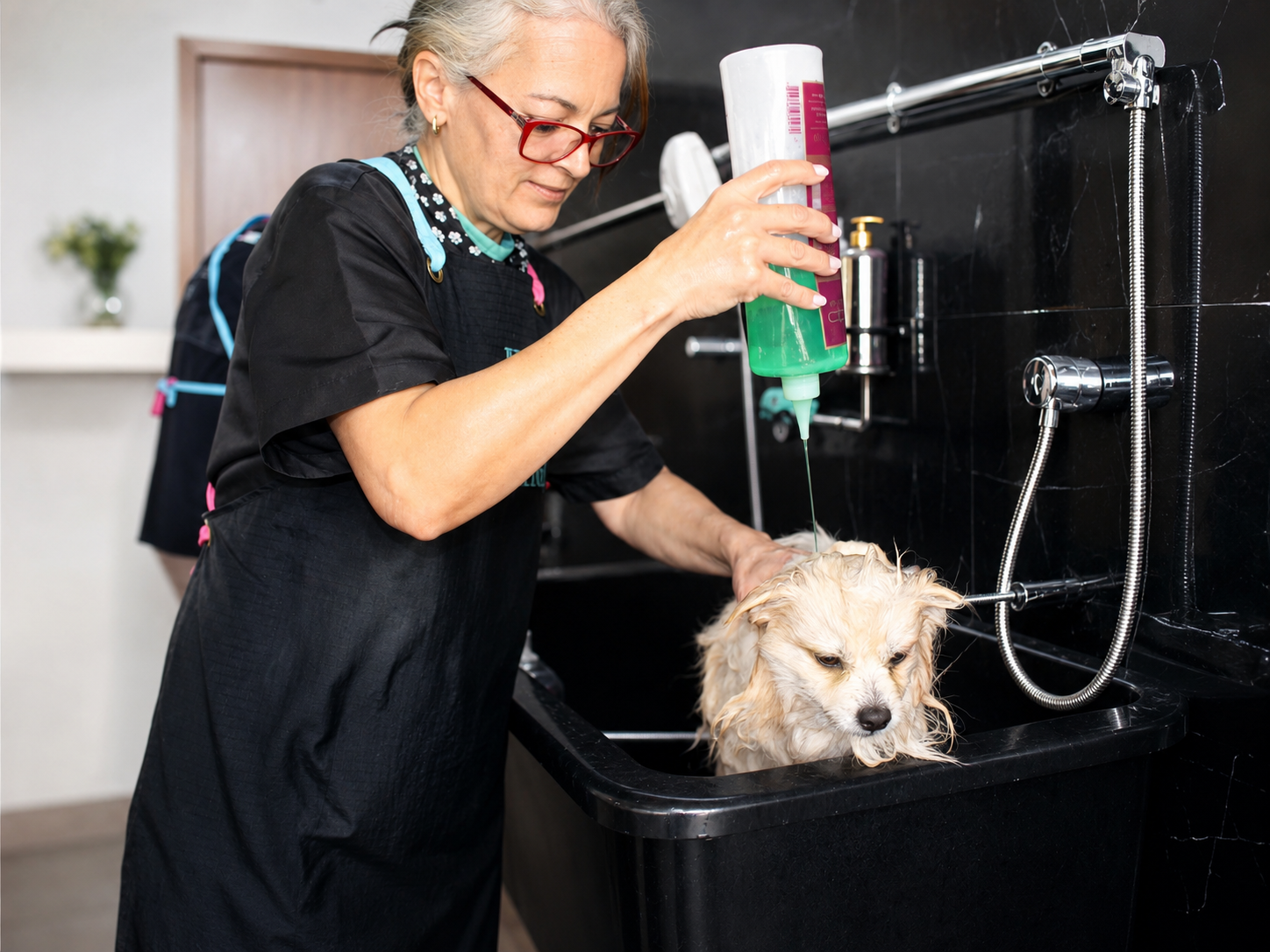 Pelagem de pet hidratada